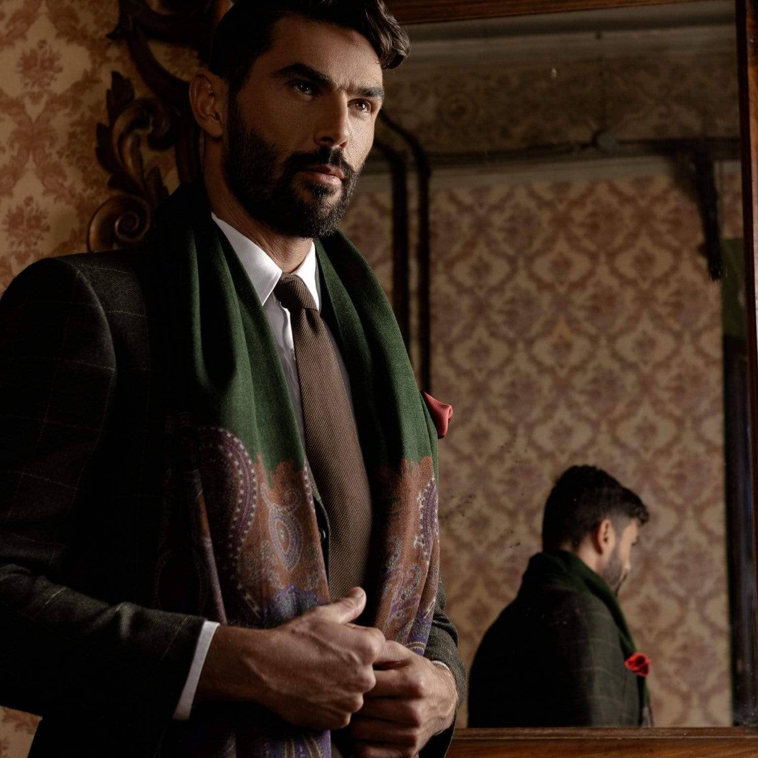 Mocha - Brown Silk Grenadine Tie
