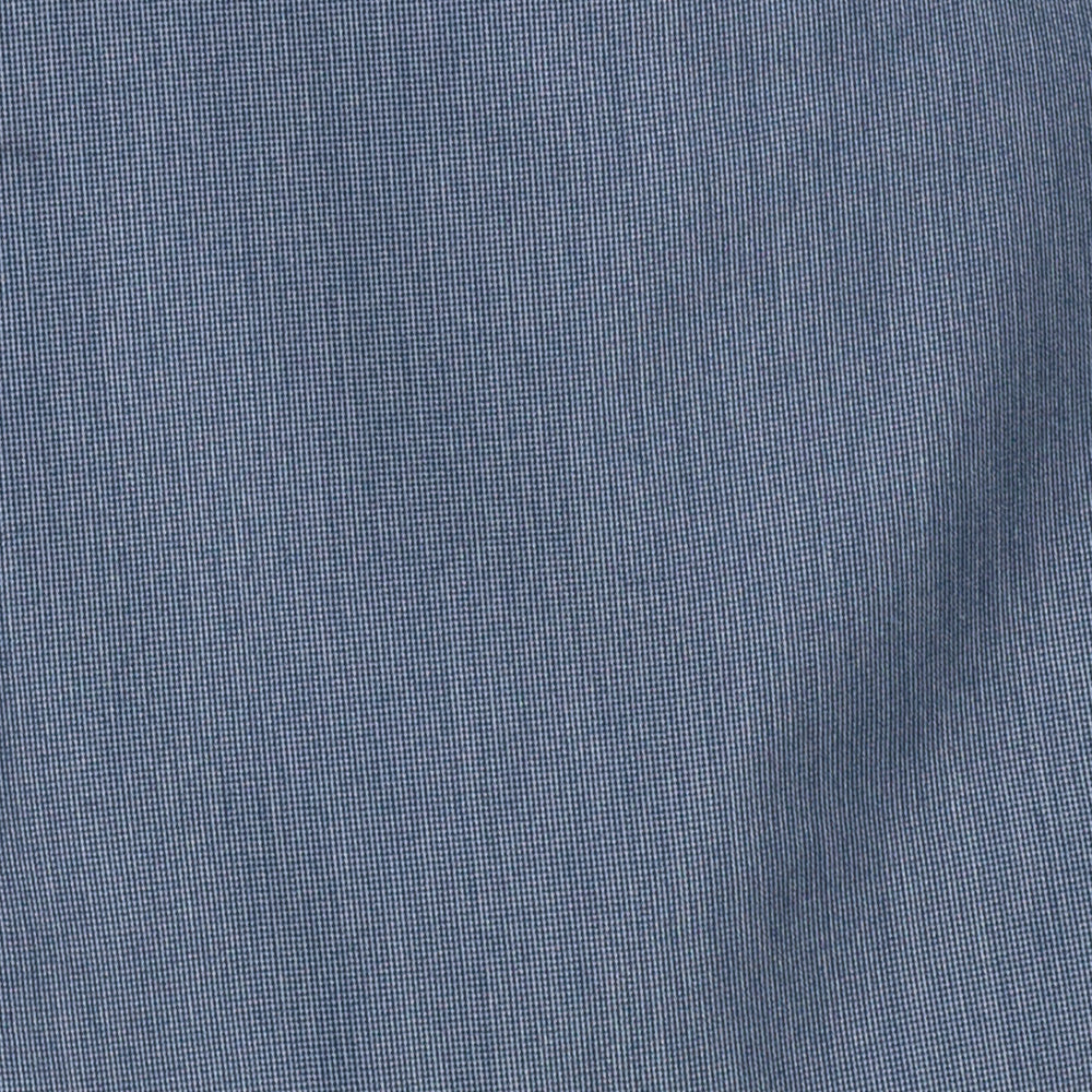 Regular Fit Double Breasted Sharkskin 2 Piece Suit with Adjustable Waistband Pants – Dusty Blue – DRK-5