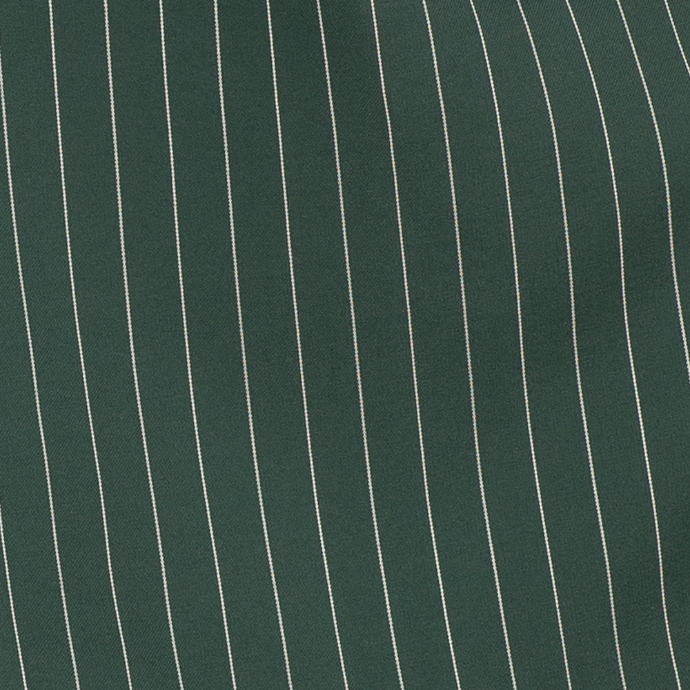 Men’s Double Breasted Pinstripe Suit – Hunter Green Relaxed Fit 2 Piece FDSS