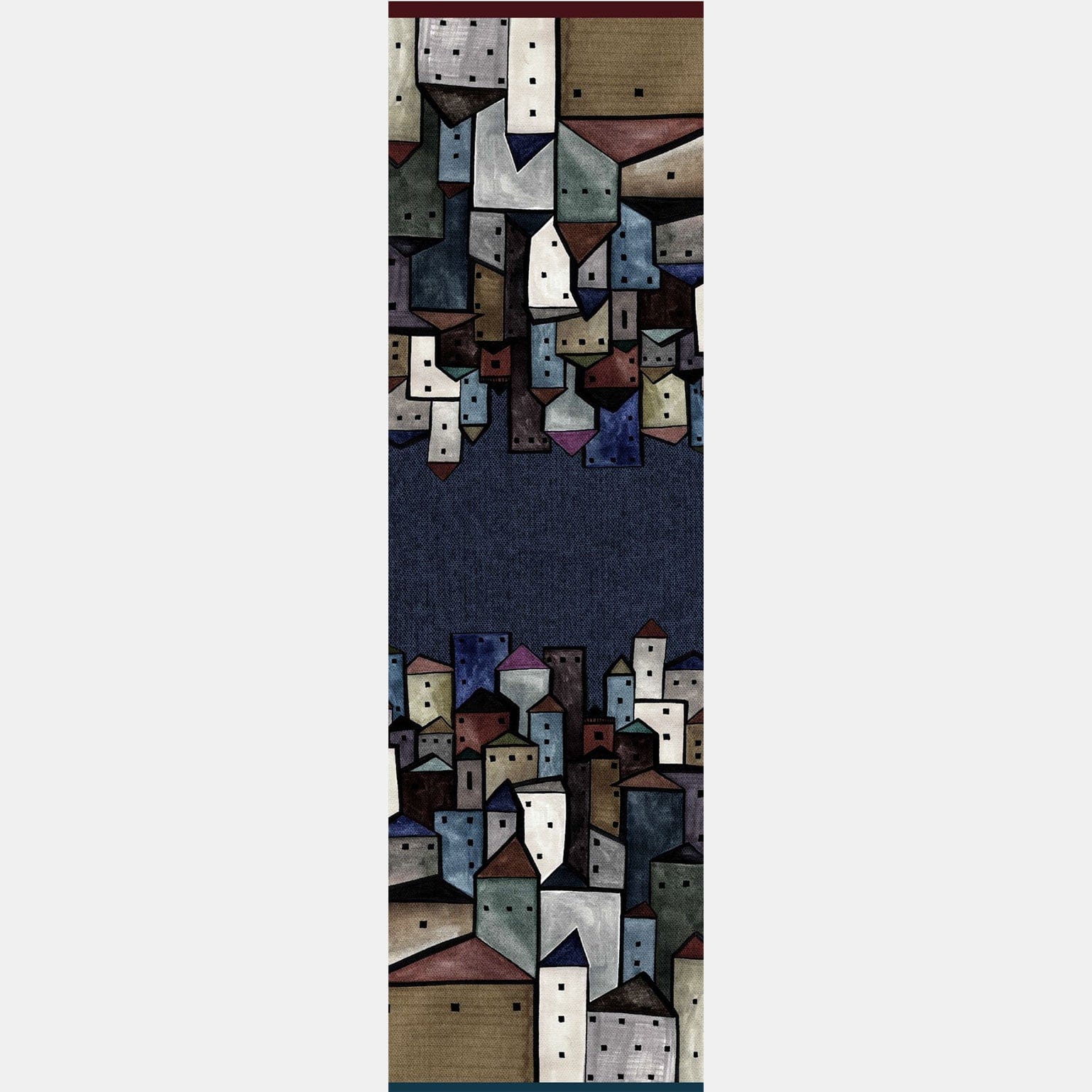 Villaggio - Wool Scarf - Navy
