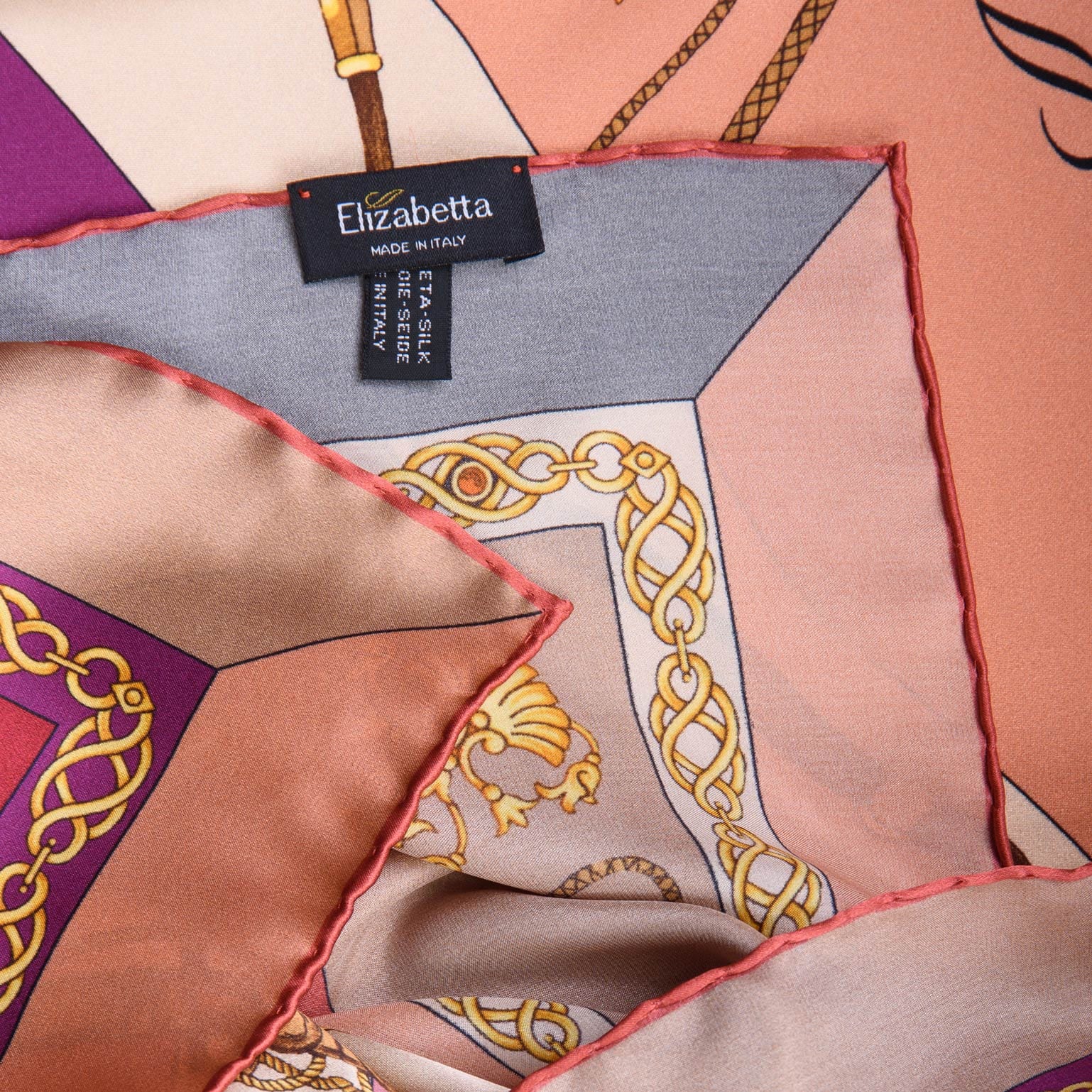 Gabriella - Silk Foulard - Rosewood