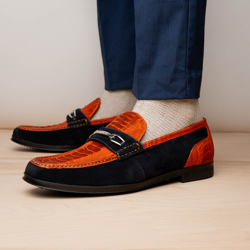 Hugo Orange / Navy