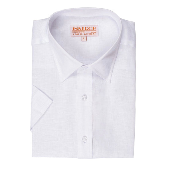Inserch Linen Premium Shirt (White) 717