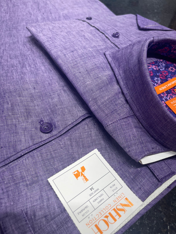 Inserch Linen Premium Pant (Purple)