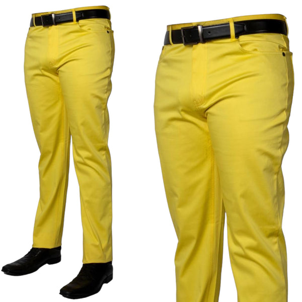 Prestige Casual Jean Pant (Yellow) 100