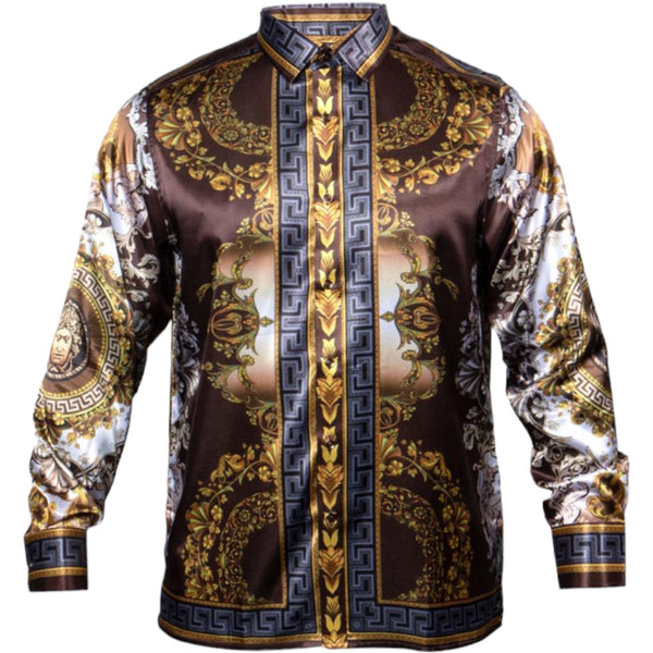 Prestige Luxury Shirt (Brown) 350