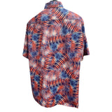 Bassiri "Flow" Shirt (Red/Blue) 1037