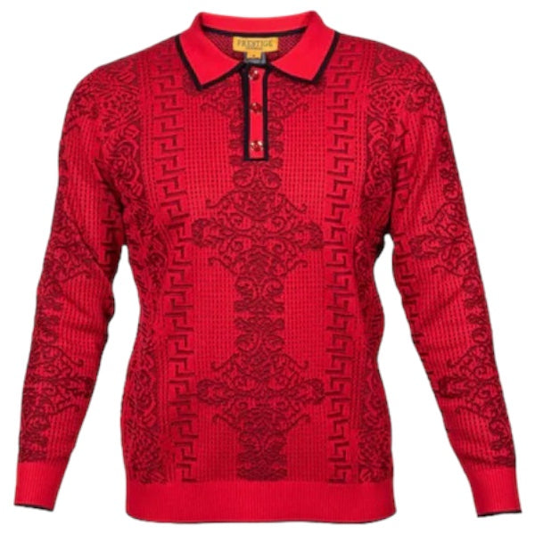Prestige "Julio" Sweater (Red/Black) 447