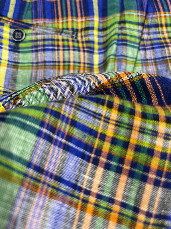 Inserch premium linen shorts (Navy/Green/Yellow)