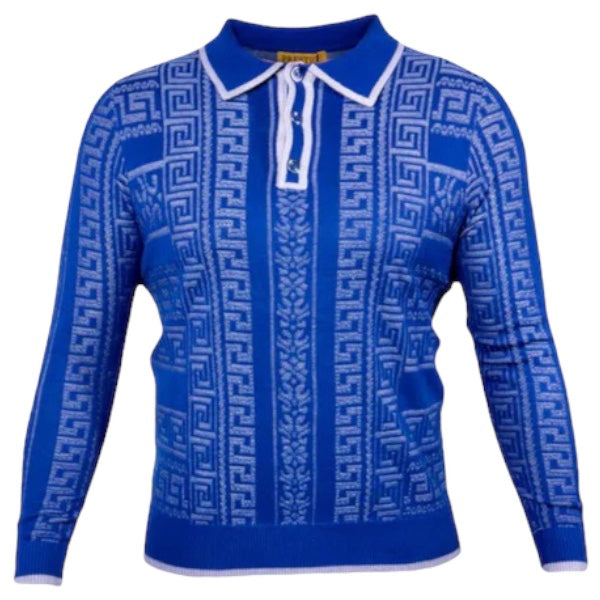 Prestige "Fordham" Polo Sweater (Royal Blue) 347