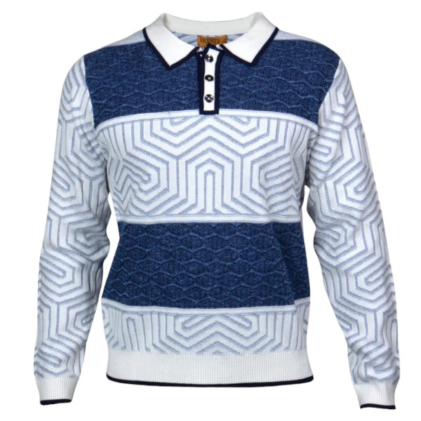 Prestige "Tribeca" Sweater (Navy/White)