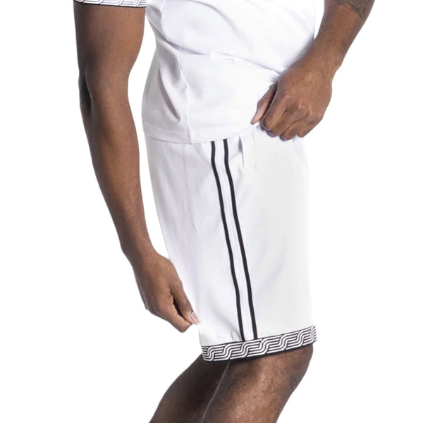 Makobi "Breeze" Shorts (White/Black)
