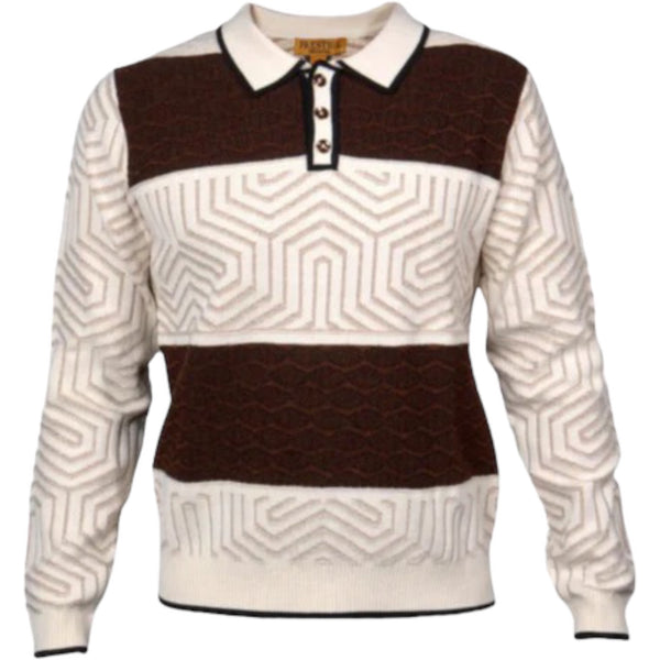 Prestige "Tribeca" Sweater (Brown/Tan) 451