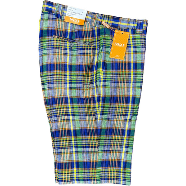 Inserch premium linen shorts (Navy/Green/Yellow)