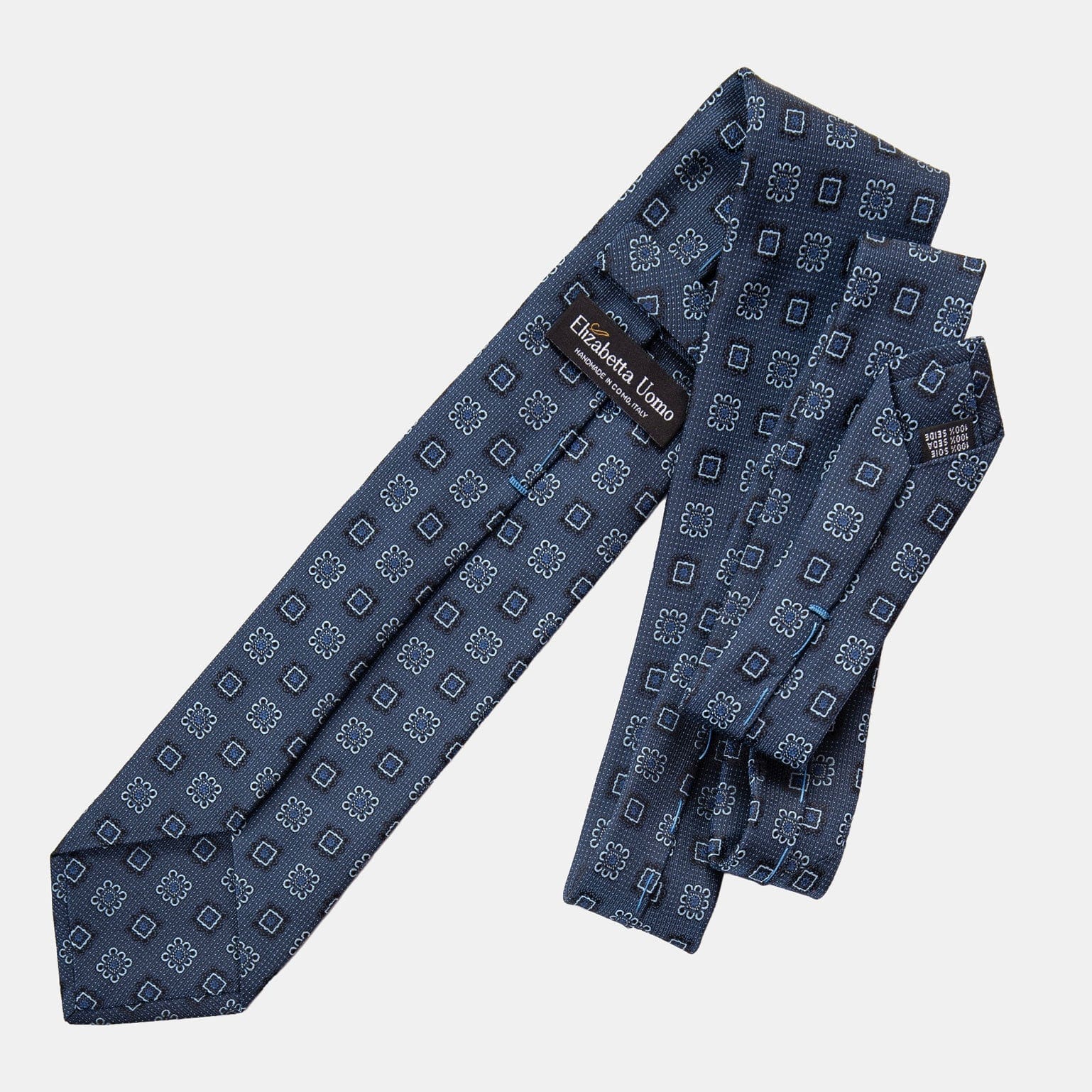 Trento - Silk Jacquard Tie - Blue