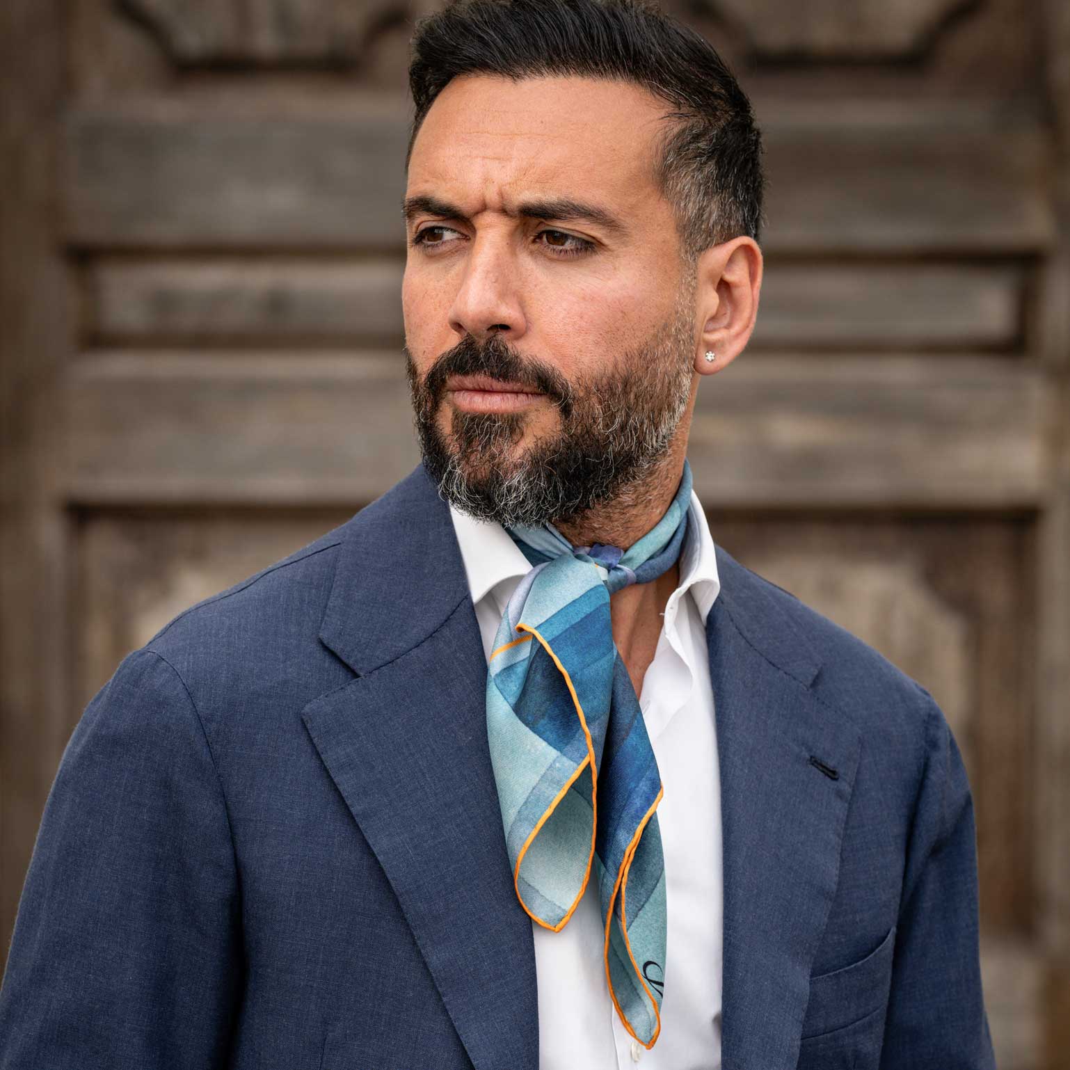 The Harbinger of Autumn - Silk Neckerchief