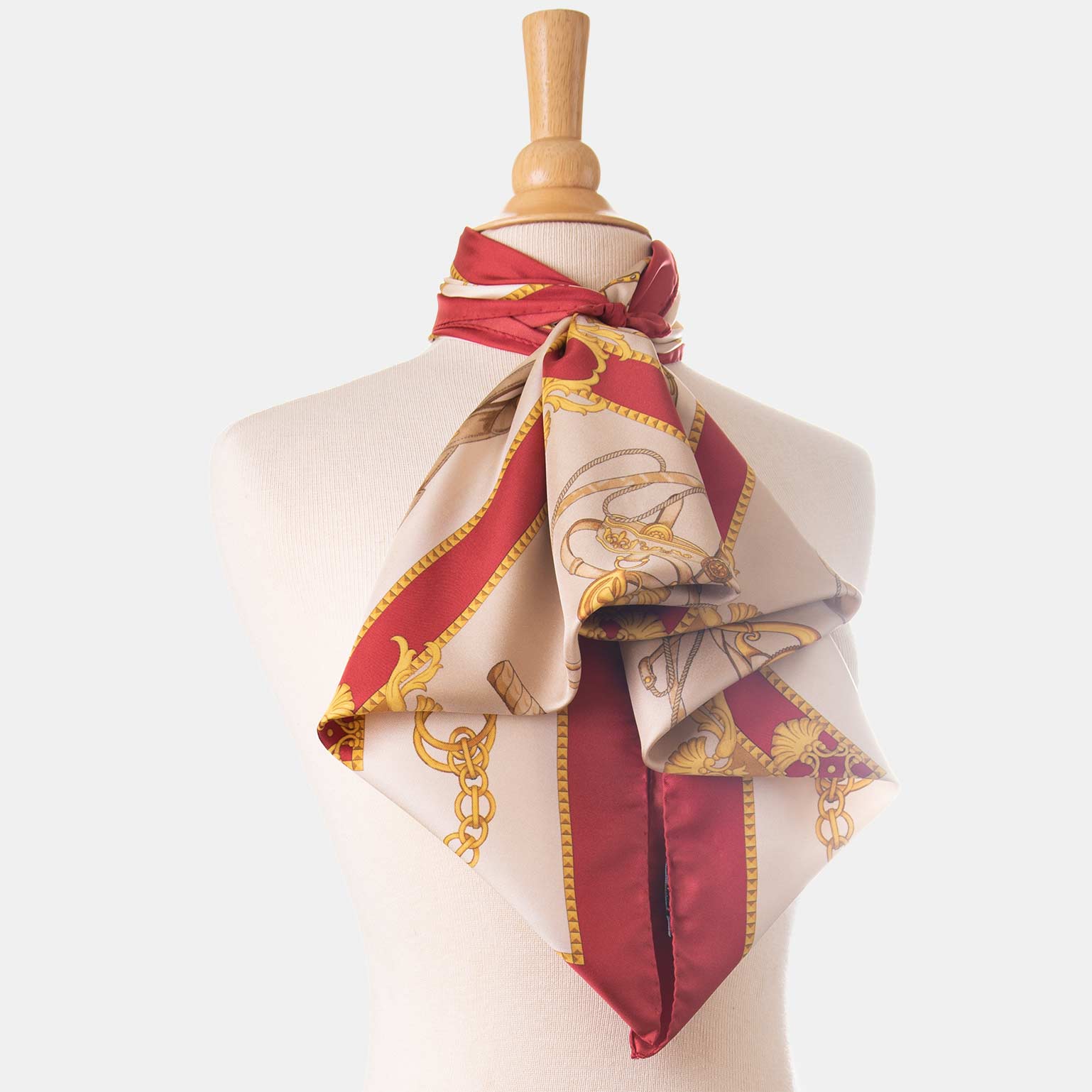 Vittoria - Silk Foulard - Red