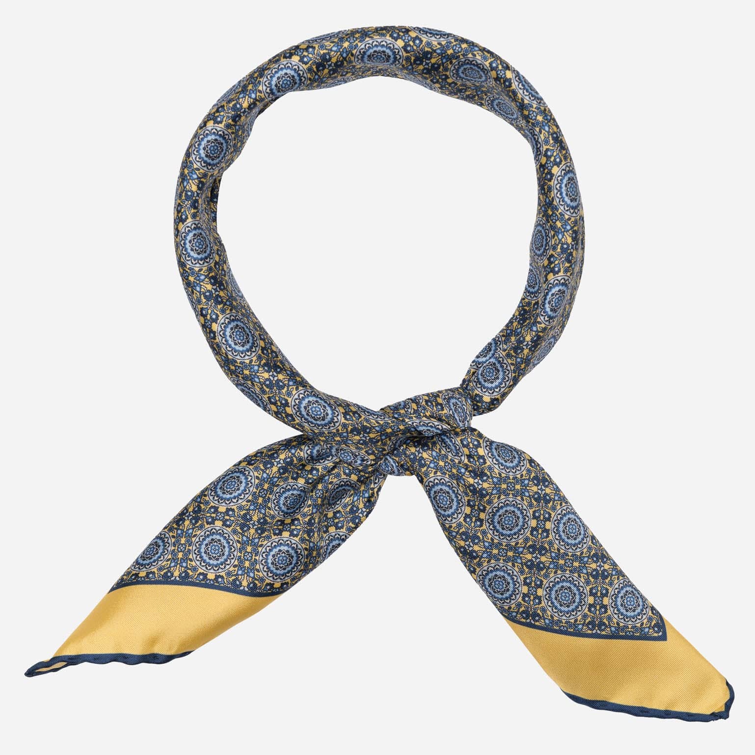Lucca - Silk Neckerchief - Yellow