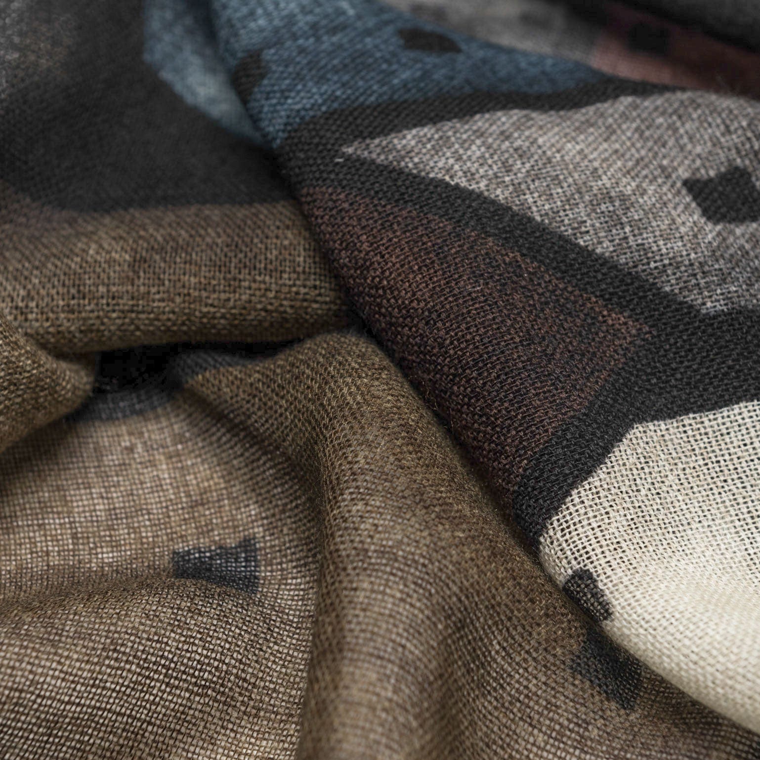 Villaggio - Wool Scarf - Navy