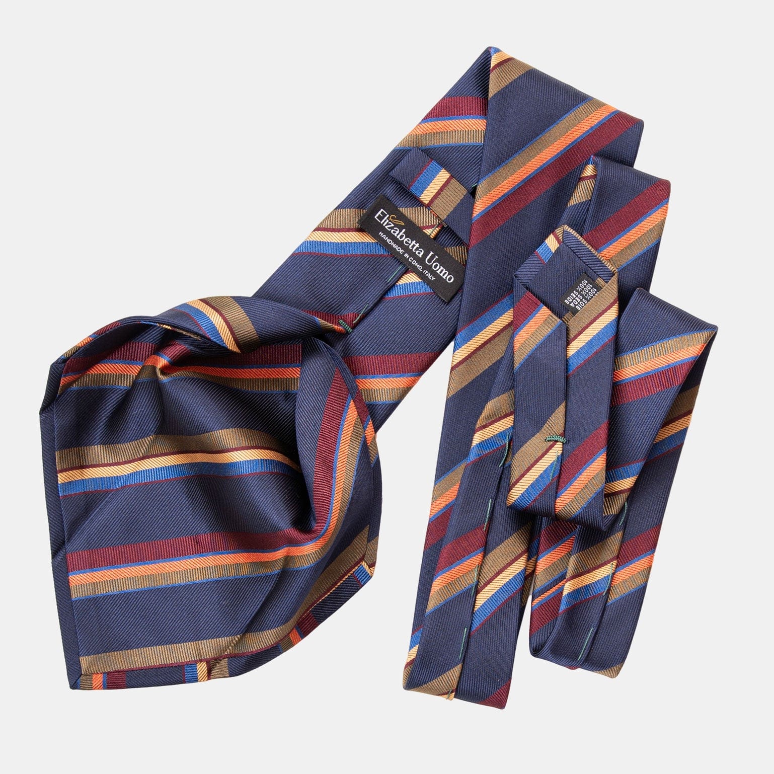 Battisti - Silk Jacquard Tie - Navy