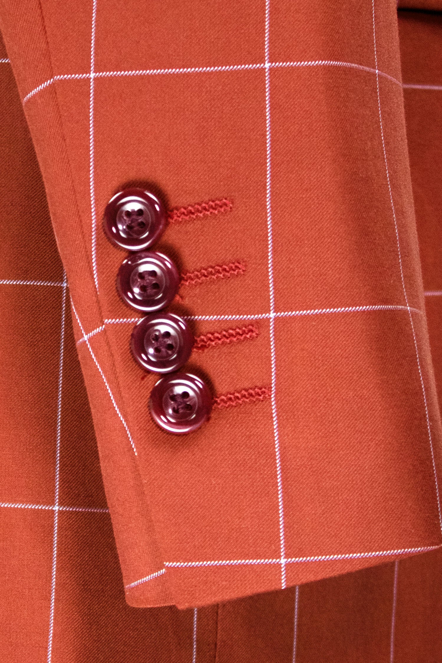 Mens Modern Fit Peak Lapel Double Breasted Suit – Baked Apple MDW-1