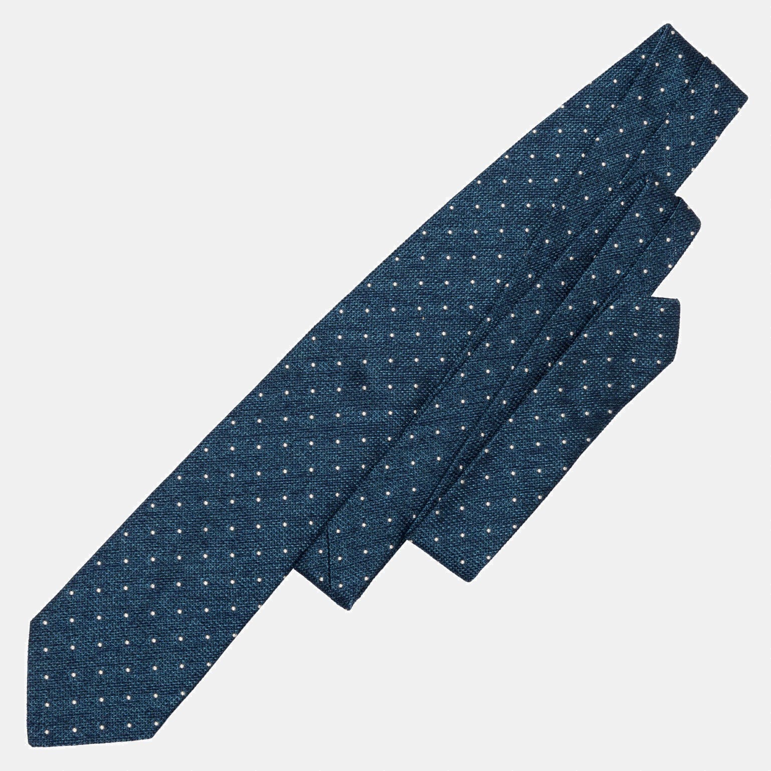 Mattei - Silk Grenadine Tie - Blue