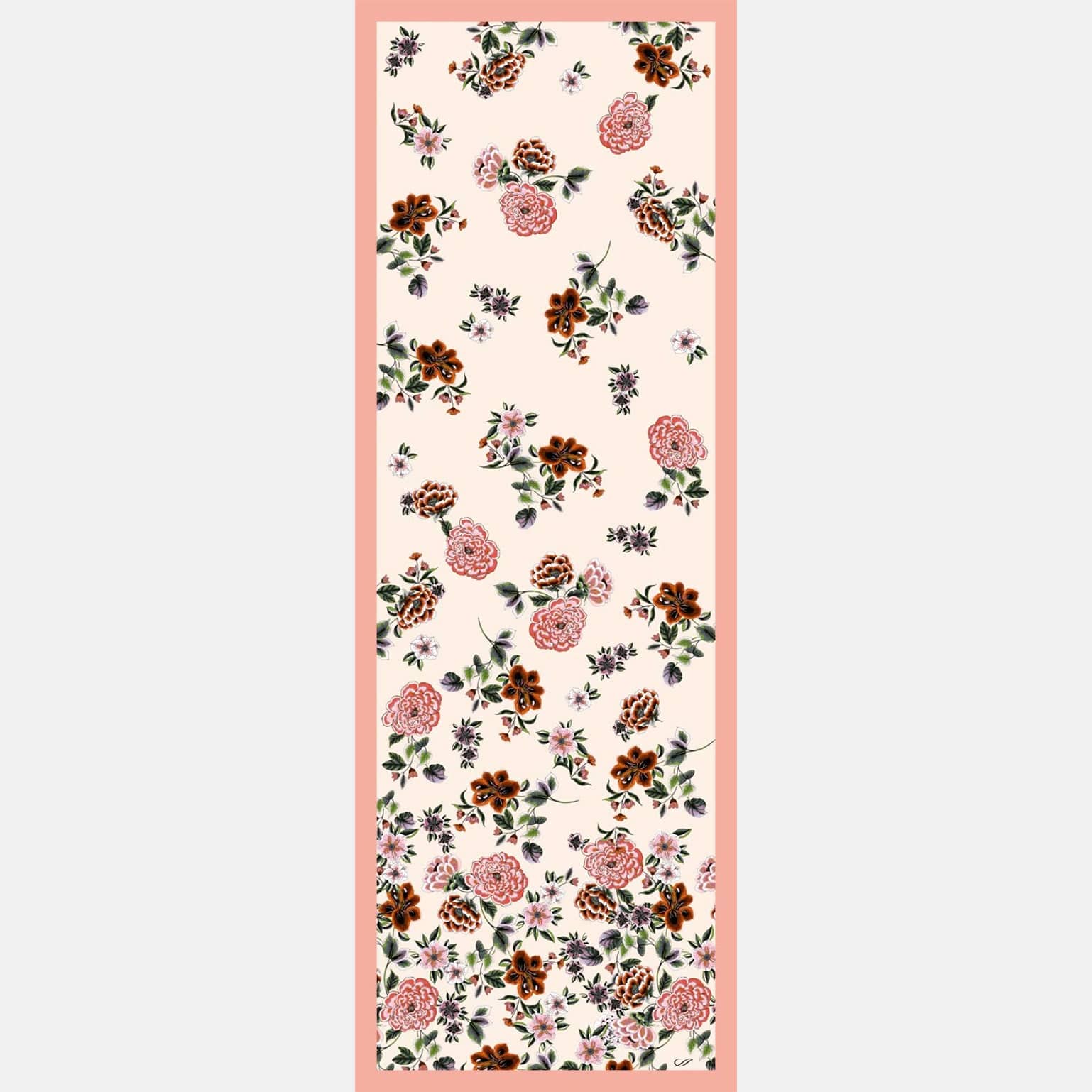 Bella - Silk Scarf Shawl - Rose