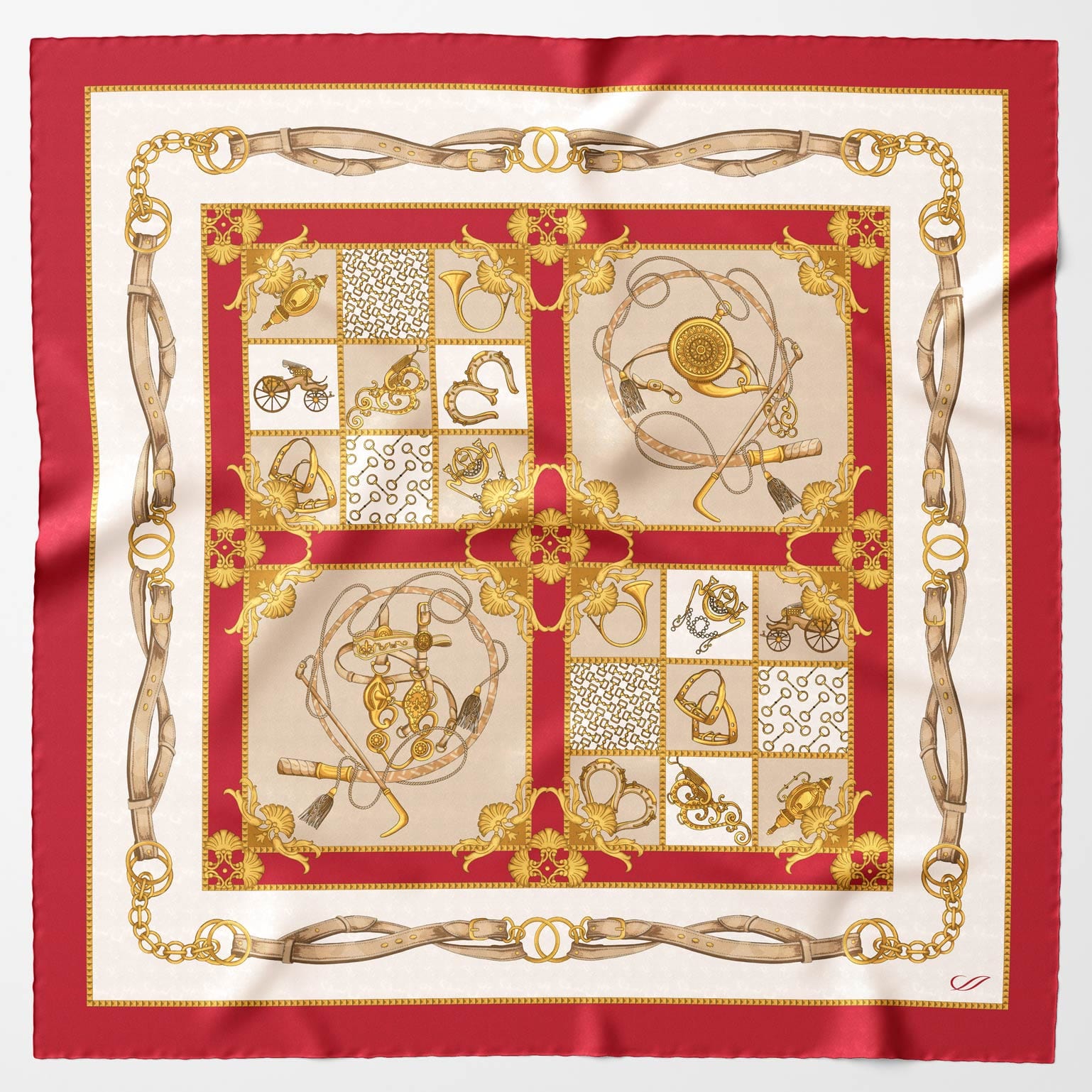 Vittoria - Silk Foulard - Red