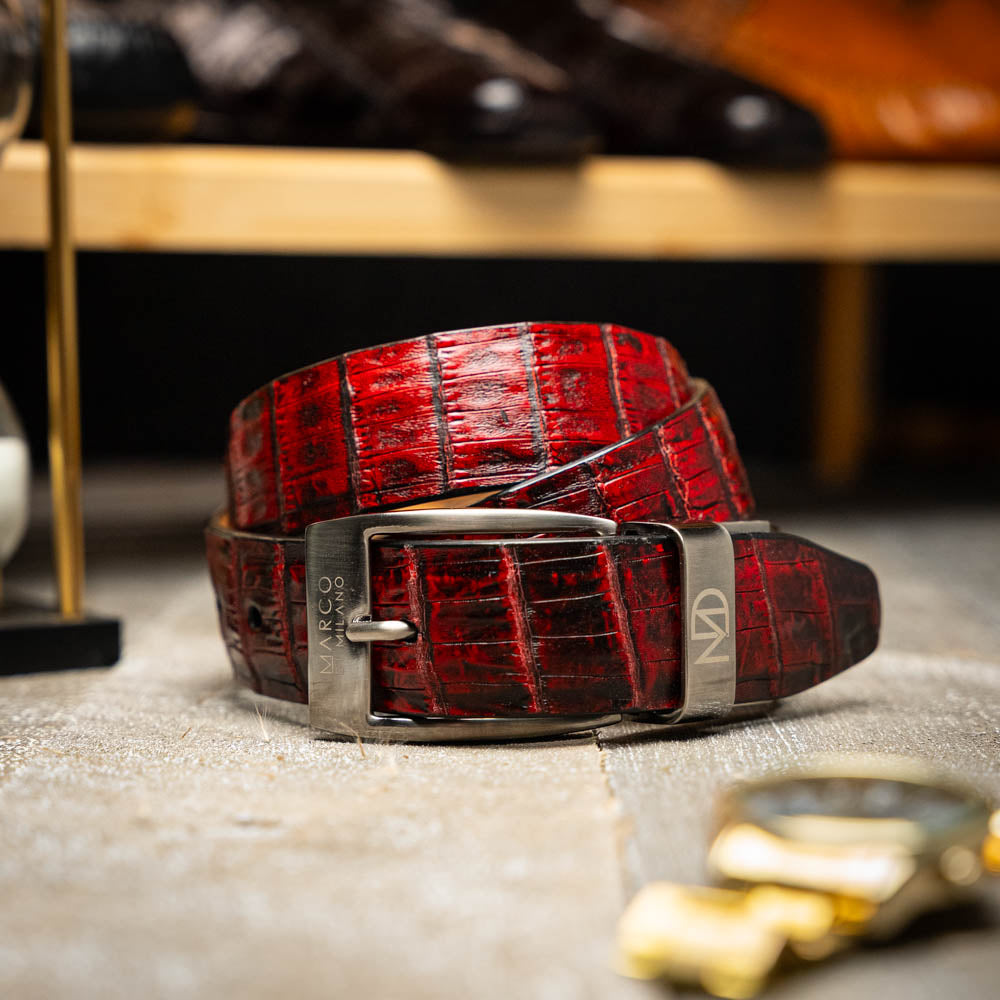 Riccardo Belt Black Cherry