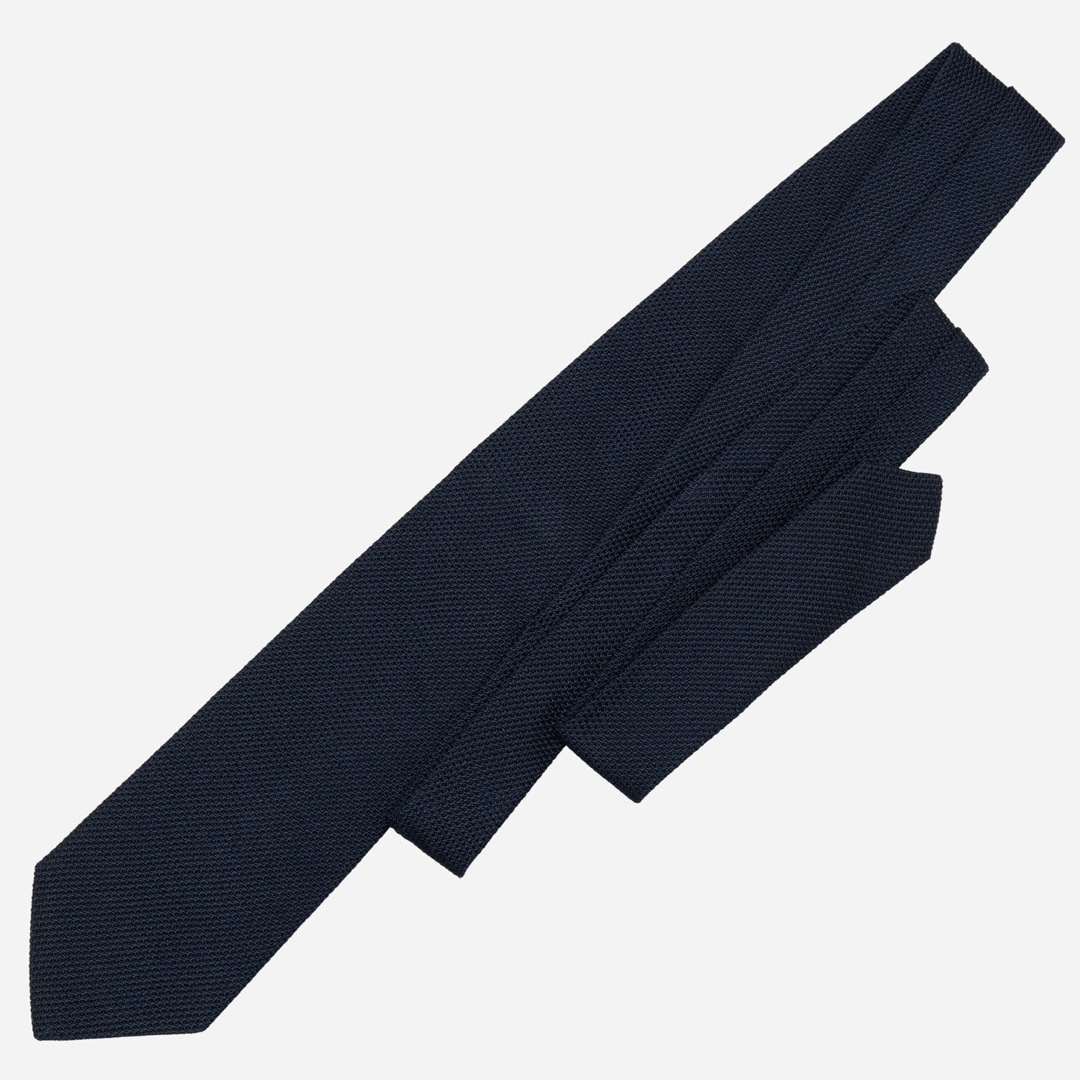 Cavour - Dark Navy Silk Grenadine Tie