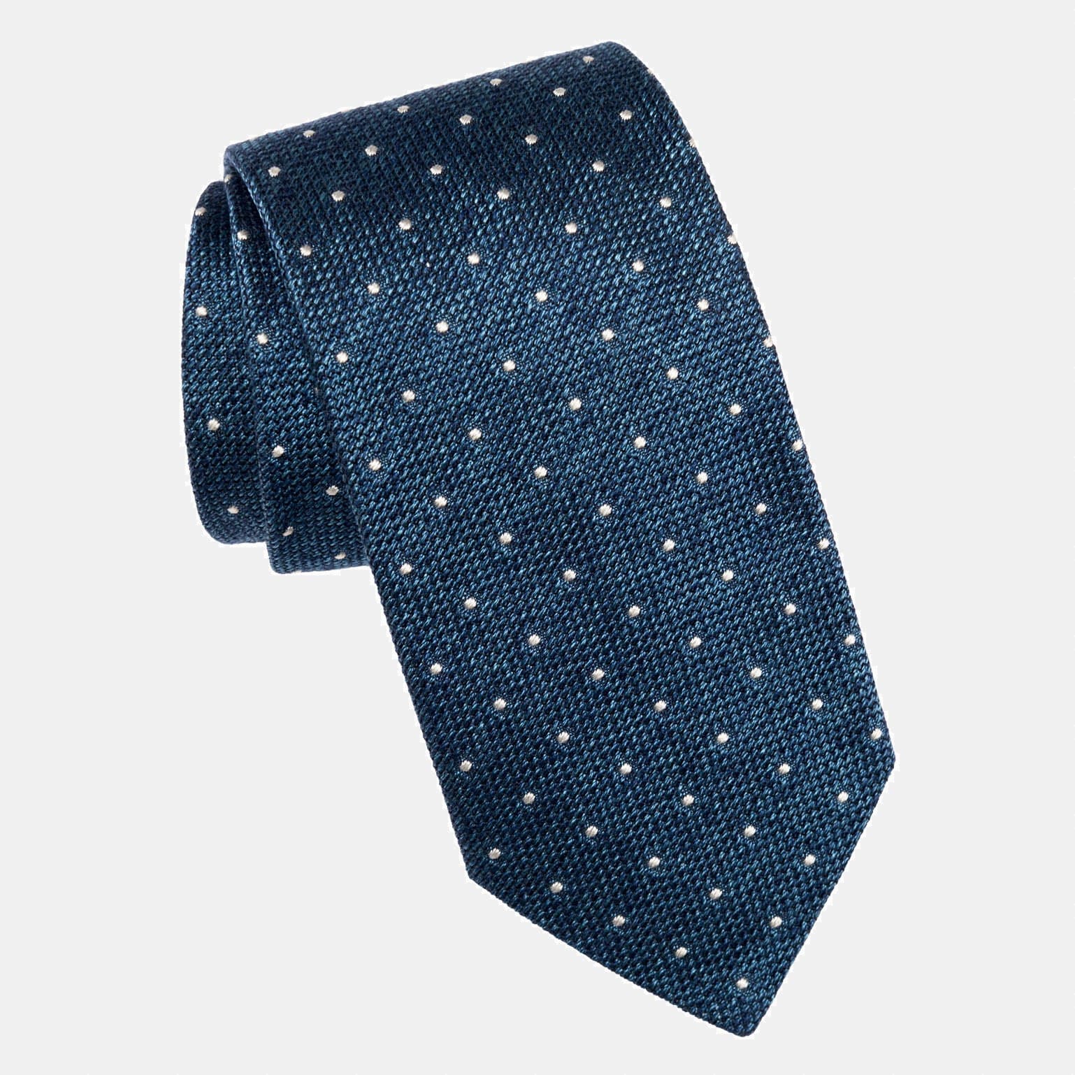 Mattei - Silk Grenadine Tie - Blue