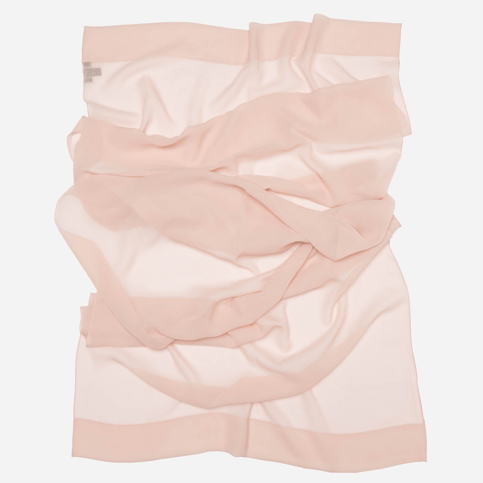 Carmen - Silk Scarf Shawl - Blush Pink