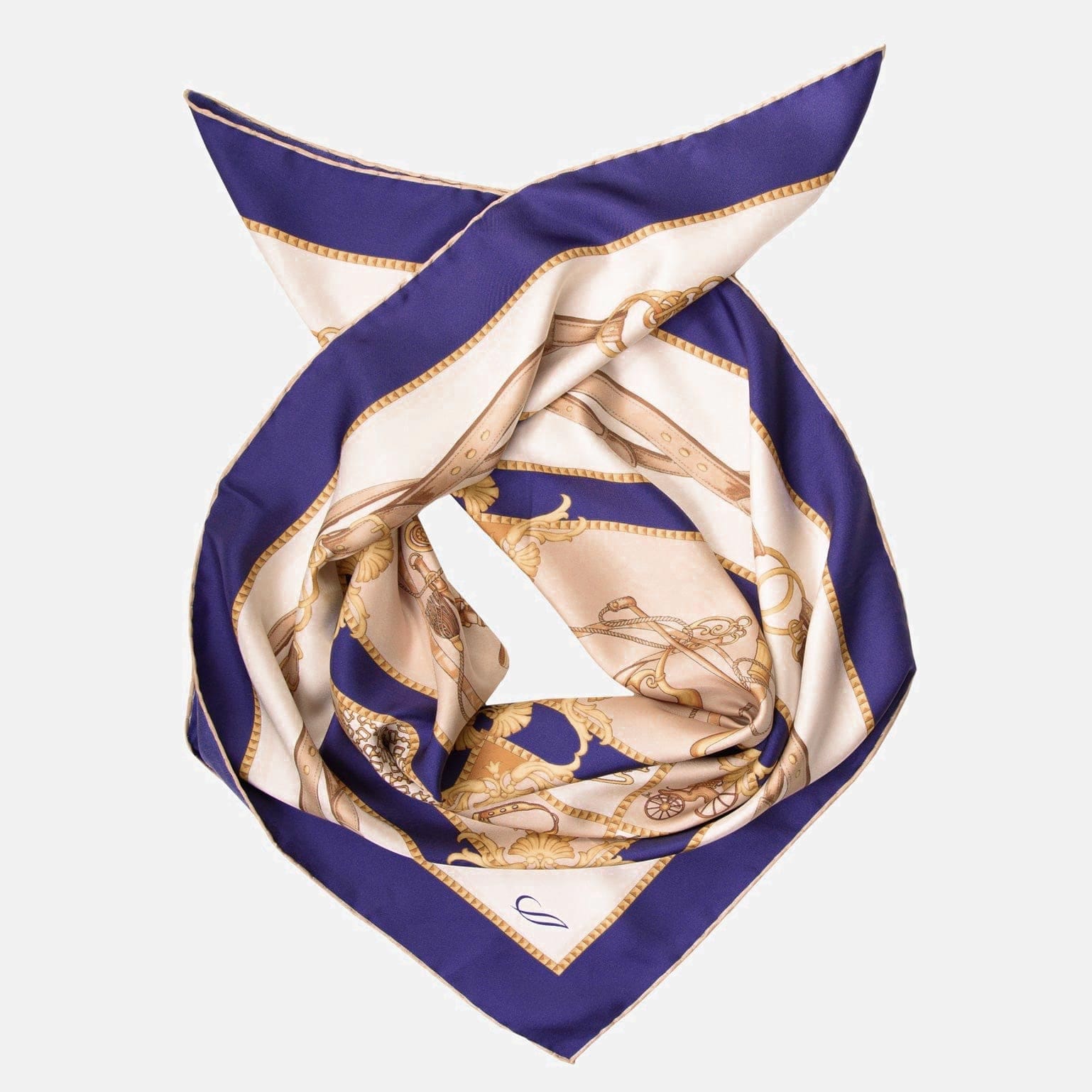 Vittoria - Silk Foulard - Blue