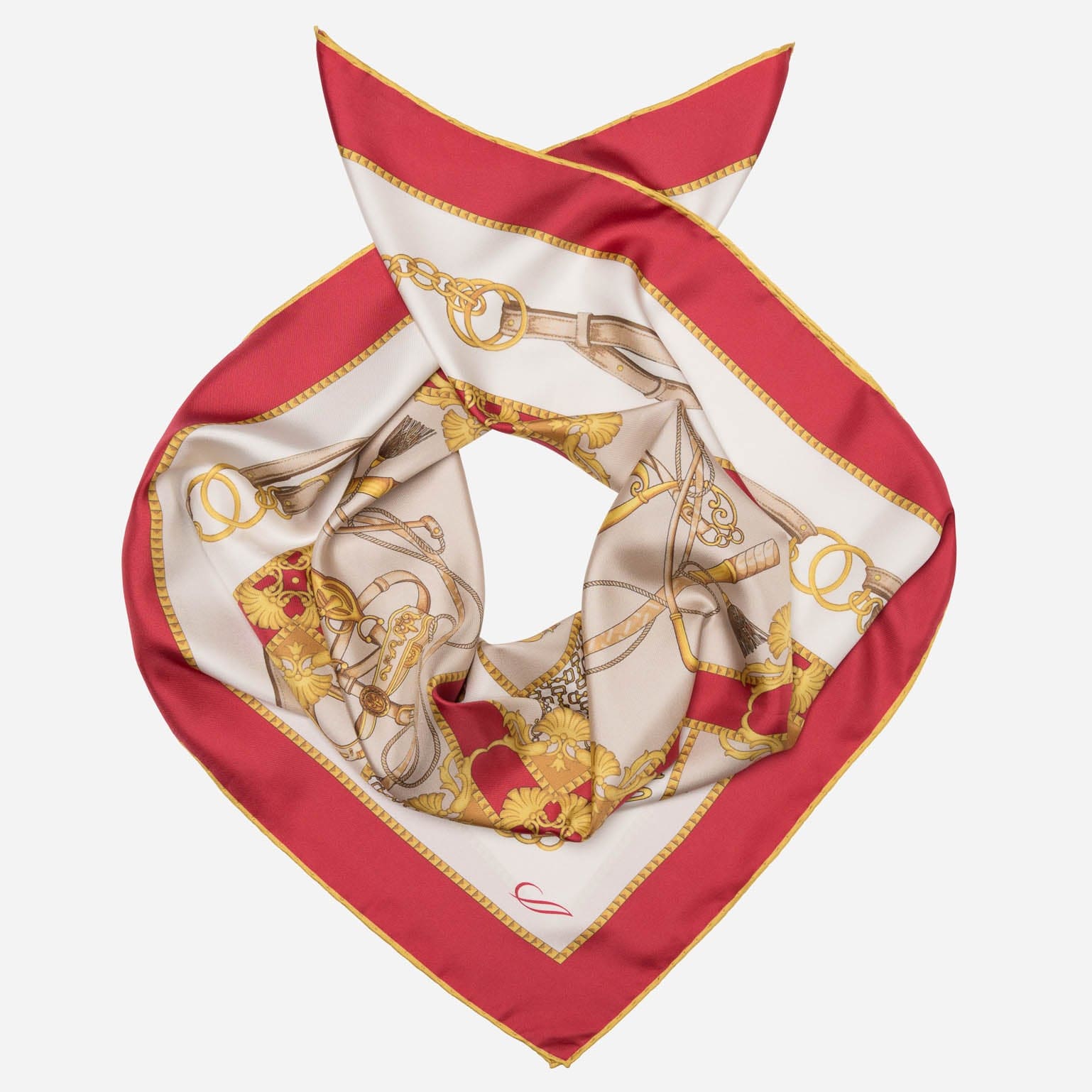Vittoria - Silk Foulard - Red