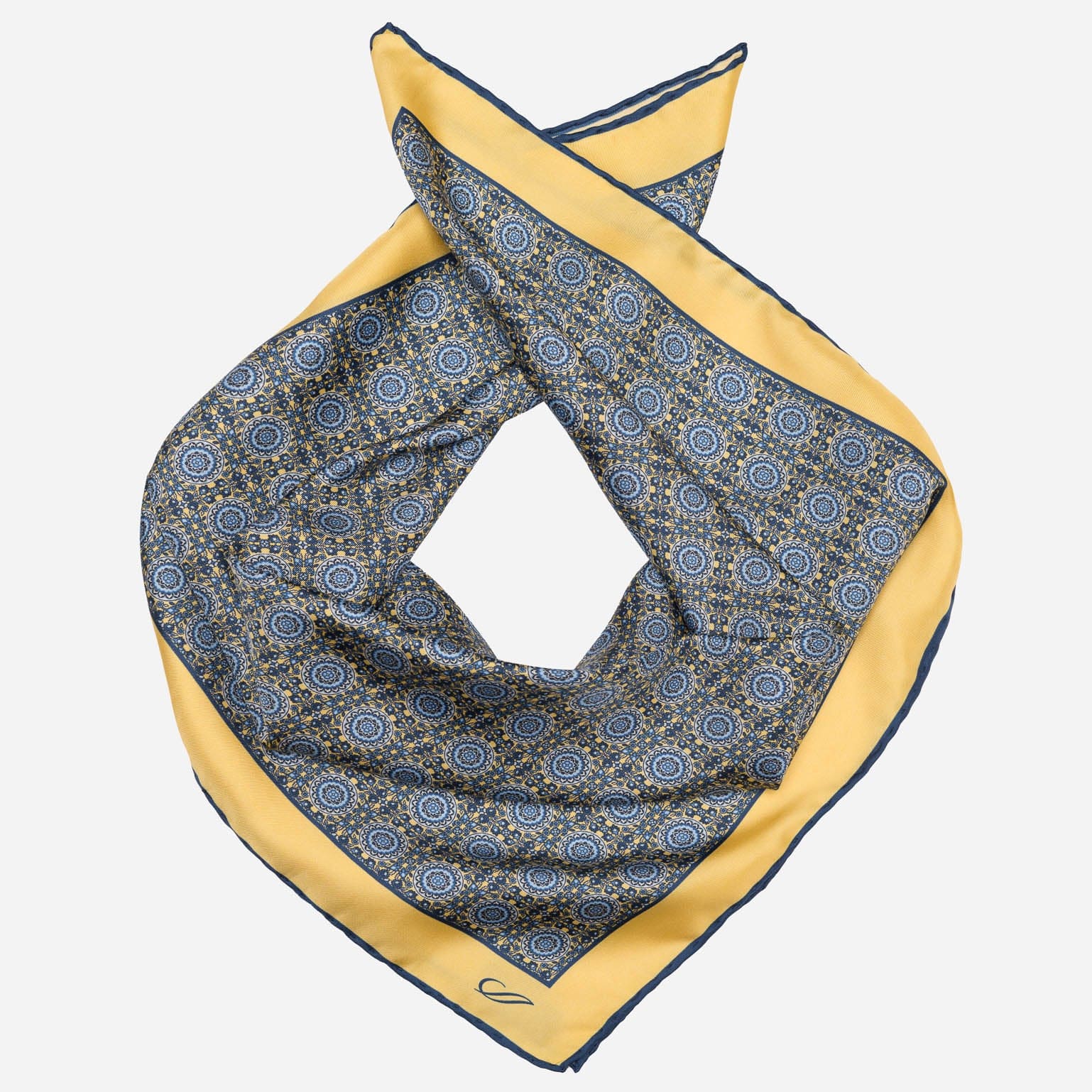 Lucca - Silk Neckerchief - Yellow