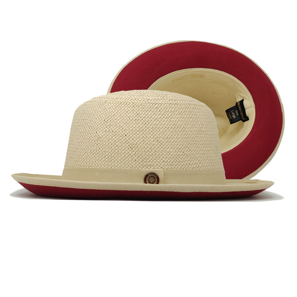 Bruno Capelo Straw Hat Luca (Natural/Red)