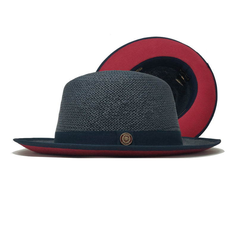 Bruno Capelo Straw Hat Luca (Navy/Red)
