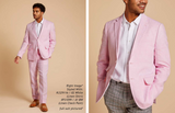 Inserch "Citris" linen blazer (Pink)