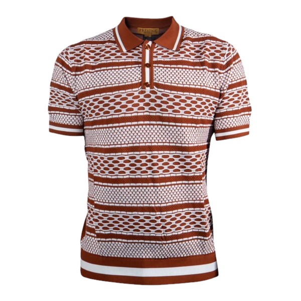 Prestige "Parez" Luxury Knit (Rust/White) 137