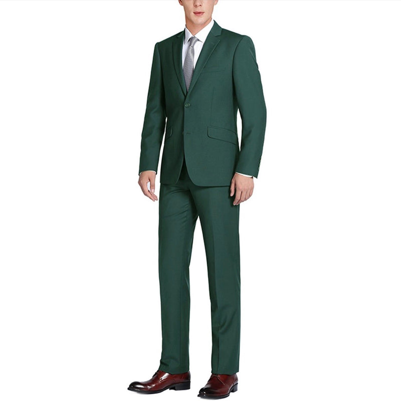 Renoir "Perfecto" Suit,  2-Button (Forest Green)