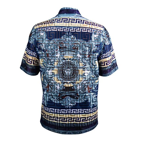 Prestige Lace Printed Shirt 2.0 (Navy) 251