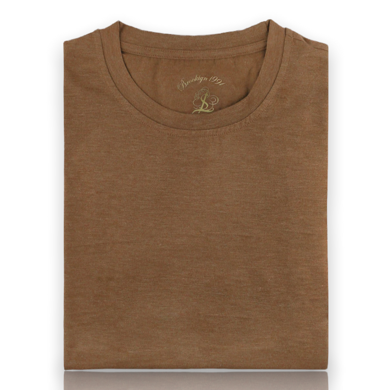 Steven Land Brushed Crew Neck (Brown)