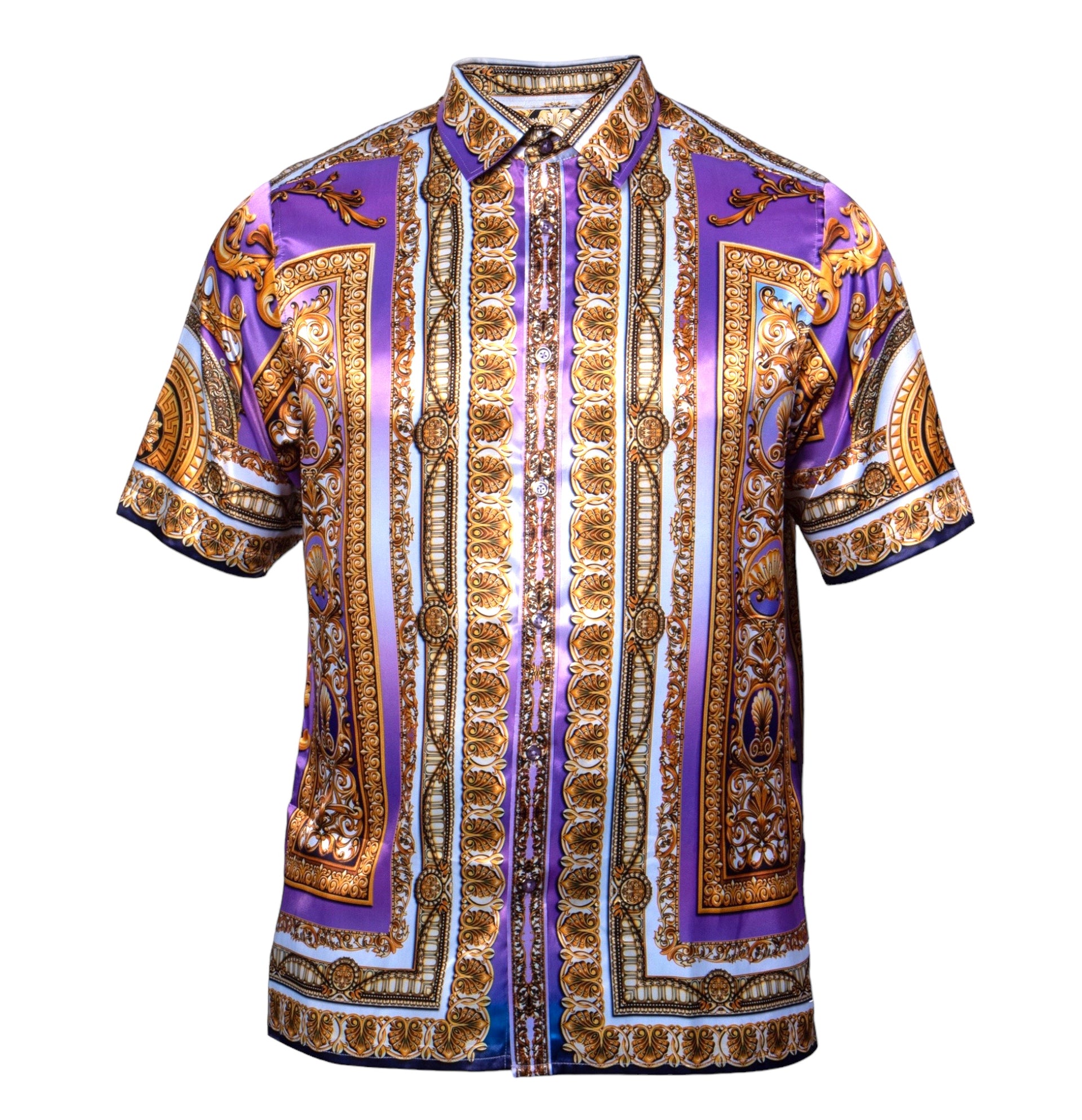 slim fit dress slacks Prestige Luxury Shirt (Lilac) 322 4X
