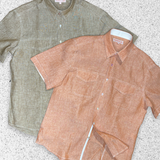 Inserch Linen Premium "stitched" Shirt (Copper)