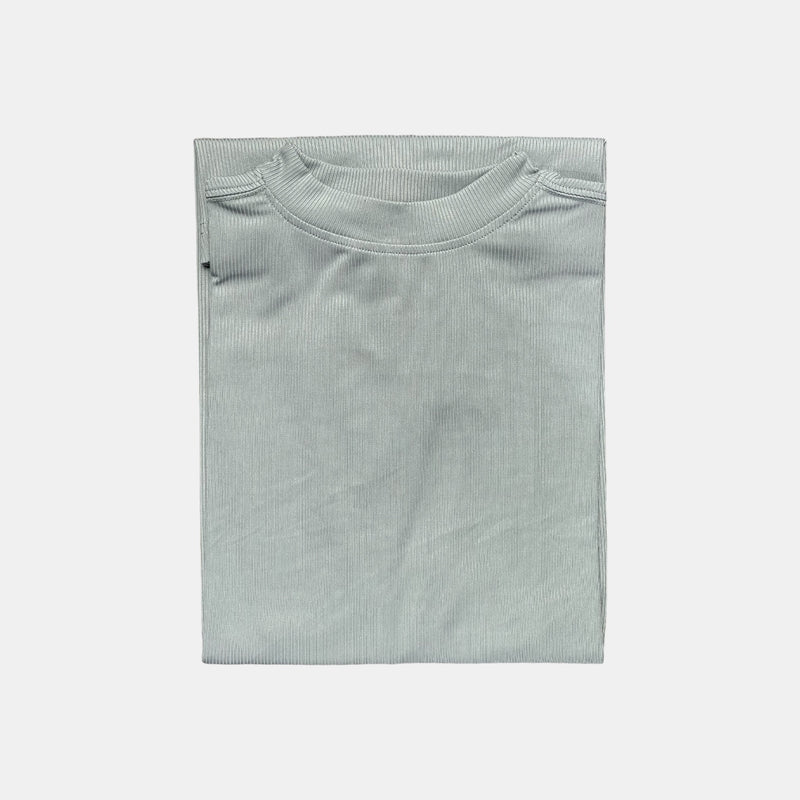 Inserch short sleeve mock (Light Gray)