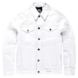 Jordan Craig Denim "Icon" Jacket (White)