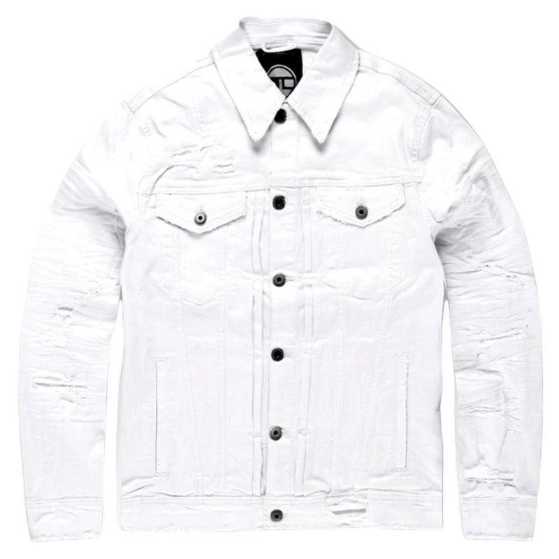 Jordan Craig Denim "Icon" Jacket (White)