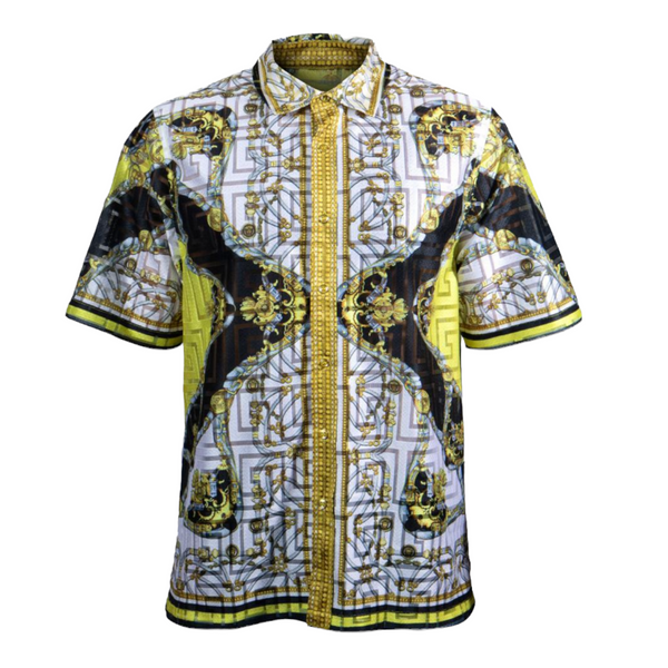 Prestige Lace Printed Shirt 2.0 (Yellow) 254