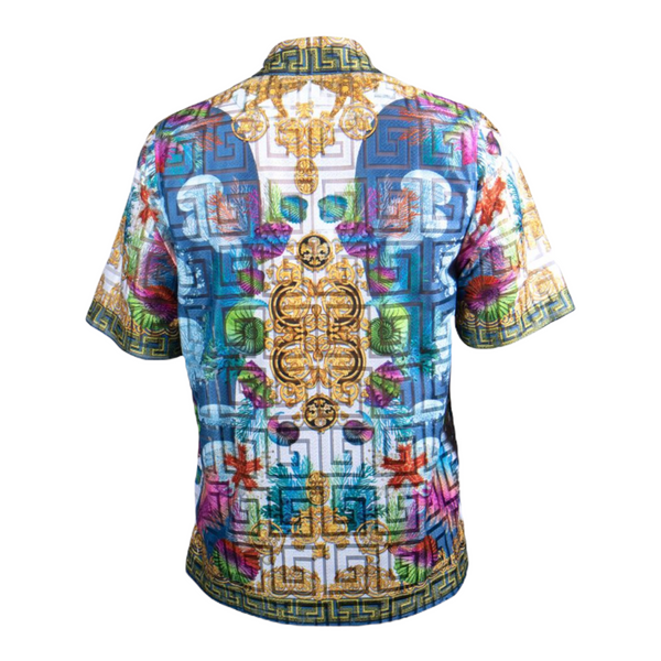 Prestige Lace Printed Shirt 2.0 (Denim) 256