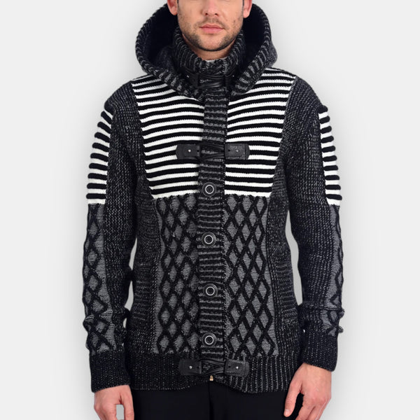LCR Sweater Jacket (Black/Gray)